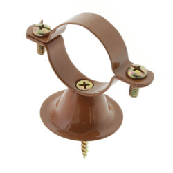 HIGHCRAFT 10-Pack Bell Hanger Pipe Supports – Copper Plated Steel For 1" Copper Piping, UL Listed With Mounting Screws