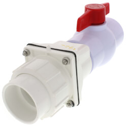 Zoeller PVC Rückschlagventil 1-1/2 Zoll – Slip X Slip Für Abwassersysteme, Horizontal & Vertikal Montierbar