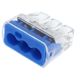 Ideal Industries 30-1033p In-Sure 3-Port Steckverbinder – Orange, 100 Stück – Für #20–#12 AWG