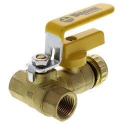41672 - Webstone 41672 - 1/2 Pro-Pal Full Port Brass Ball Valve w/ Hi-Flow Hose Drain (600 WOG