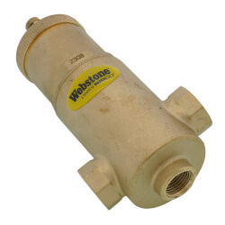 Webstone 78004 Pressluftabscheider – 1 Zoll, Messing, 150 Psi, Für Druckluftanlagen, Made In USA