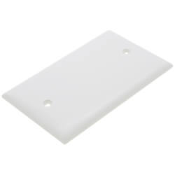 Leviton 3-Gang Blank Wallplate – Standard Size Thermoplastic Nylon Cover, White – No Devices, Just A Clean Finish