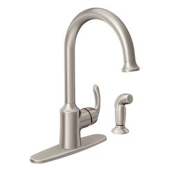 monpi0901 87301SRS - Moen 87301SRS - Bayhill Spot Resist Stainless 1 Handle
