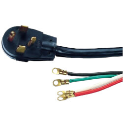 Leviton 5207-S10 30 Amp Flush Mount Receptacle, 125/250V, 10
