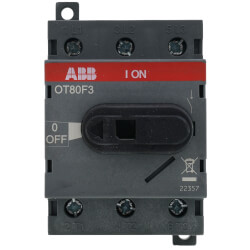 93J31 - Lennox 93J31 - 3 Pole 80 Amp Disconnect Switch, 93J31