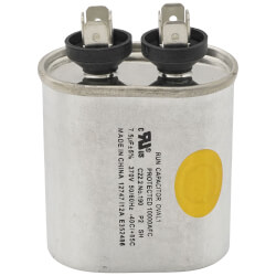 CR7.5X370 - Supco CR7.5X370 - 7.5mfd 370v Oval Run Capacitor