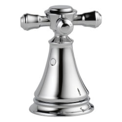 H295 - Delta H295 - Chrome Metal Cross 2 Handle Set for Deck Mount H295 - Delta H295 - Chrome Metal Cross 2 Handle Set for Deck Mount