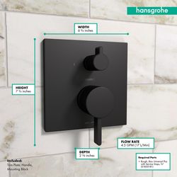 15862671 - Hansgrohe 15862671 - Ecostat Pressure Balance Trim