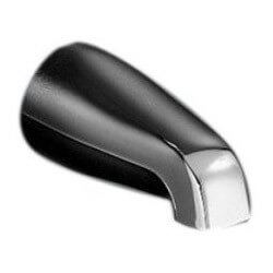 KOHLER Coralais Non-Diverter Bath Spout – Polished Brass, 4-7/8 Inch, Slip-Fit Connection