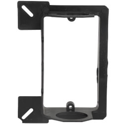 Fosmon 10-Pack Low Voltage Mounting Brackets – 1-Gang Flush Mount, Black, Easy Install