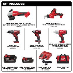 2695-25 - Milwaukee 2695-25 - M18 Drill/Driver, Impact Driver
