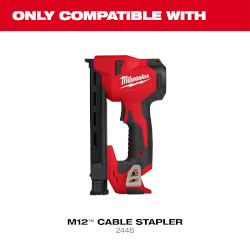 2448-20 Milwaukee M12 Cable Stapler - Shop Hardware Tools for Work and Home