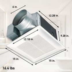 FV-20VQ3 - Panasonic FV-20VQ3 - Panasonic WhisperCeiling Bathroom
