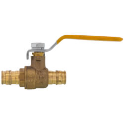 EFIELD 3/4" Pex-A Expansion X 3/4" Sweat Brass Full Port Ball Valve – CUPC Certified, For Connecting Pex-A To Copper Tube