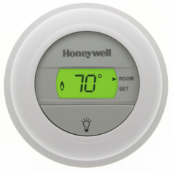 T8775A1009 - Honeywell T8775A1009 - Round Non-Programmable, Heat Only, Digital  Thermostat