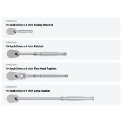 Set De Cliquets TEKTON 15 Pièces - 1/4, 3/8, 1/2 Pouce - Déverrouillage Rapide