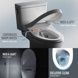 TOTOのWASHLET SW4734AT40-01 - TOTO SW4734AT40-01 - S7a Washlet+ Electronic Bidet