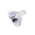 Satco S1992 MR16 20-Watt Halogen Bulb – GX5.3 Base, 24-Volt, Clear, FL 36 Beam, No UV, 2000-Hour Life (with Lens)