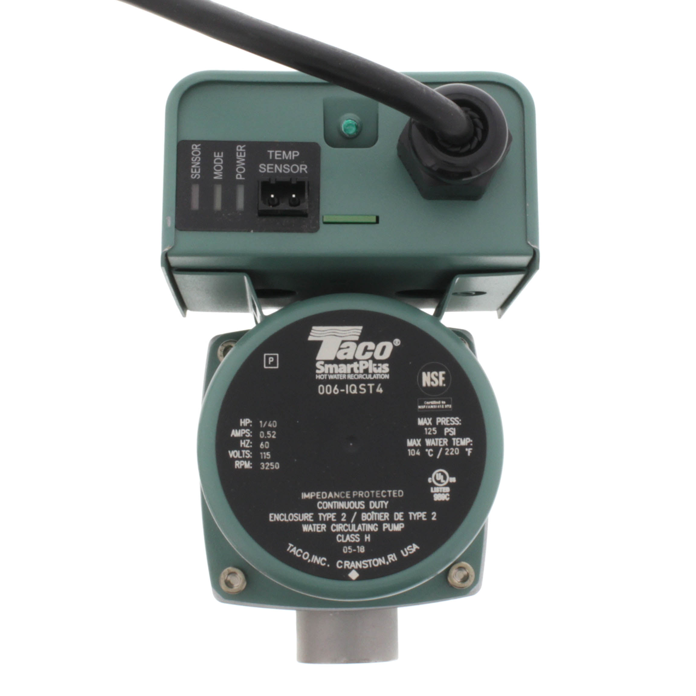 006-IQST4 - Taco 006-IQST4 - 006 Stainless Steel Smart Plus, 3/4 Threaded,  1/40 HP