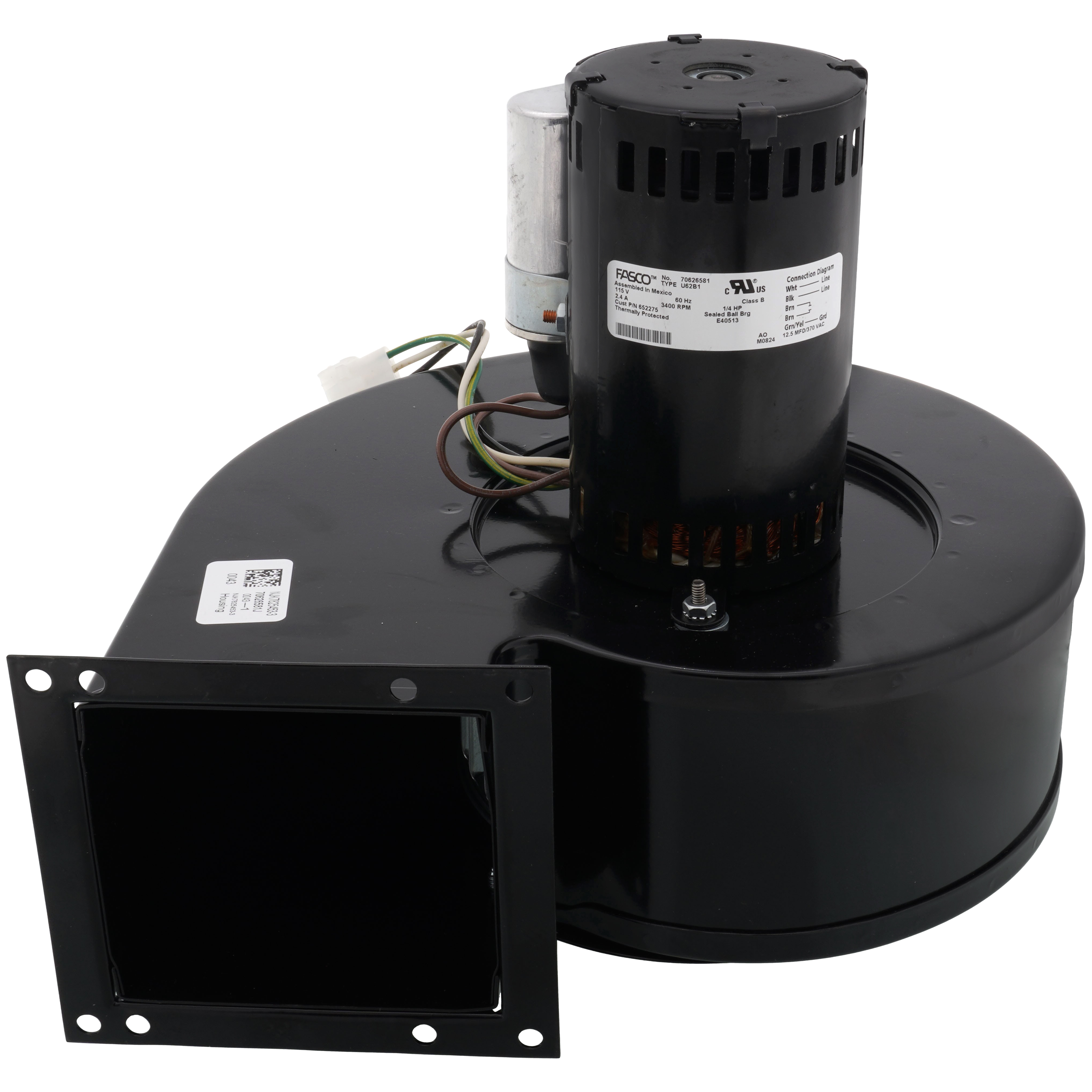 007414F - Raypak 007414F - Combustion Air Blower (Right Hand), 007414F