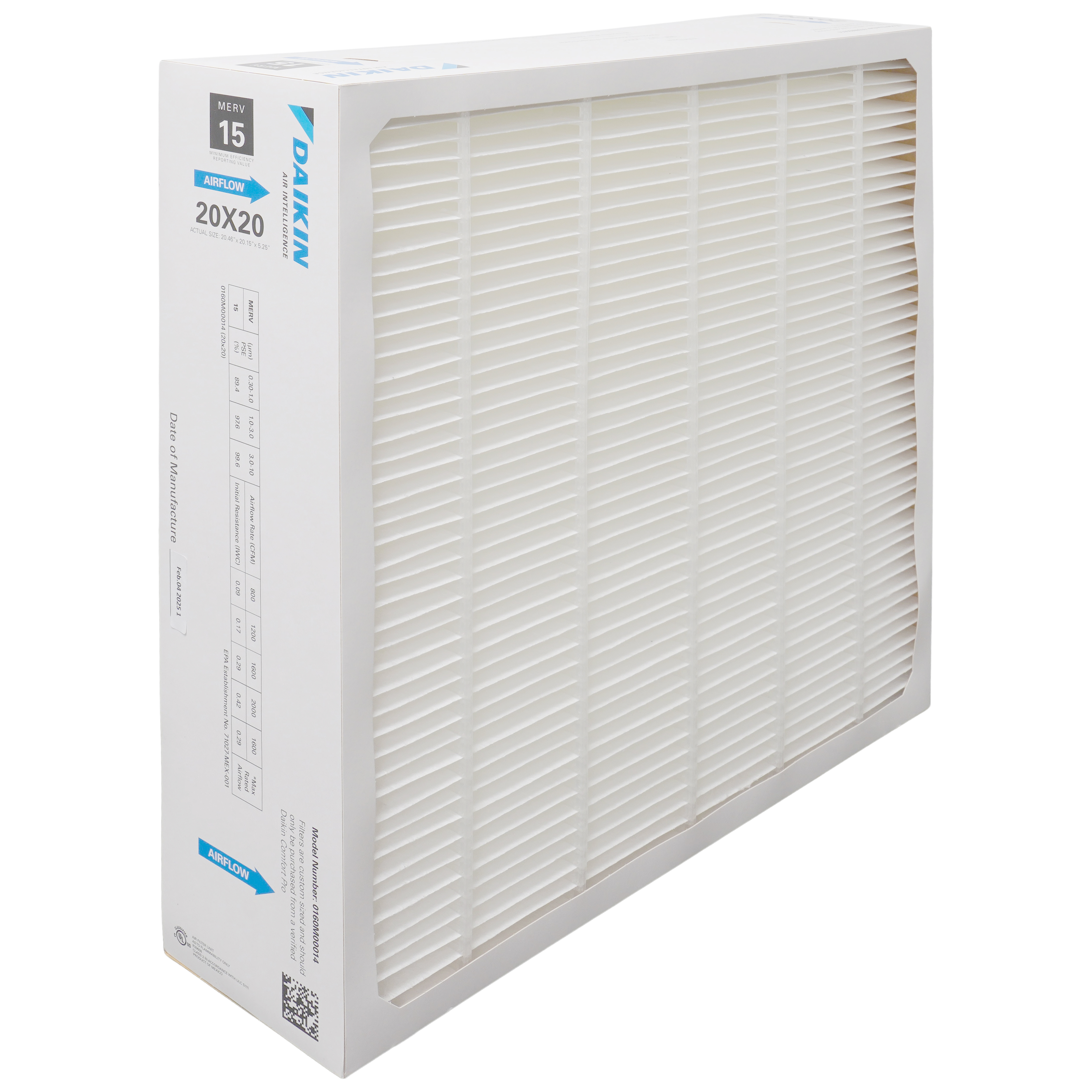 0160M00014 - Goodman-Amana 0160M00014 - Merv 15 Replacement Filter