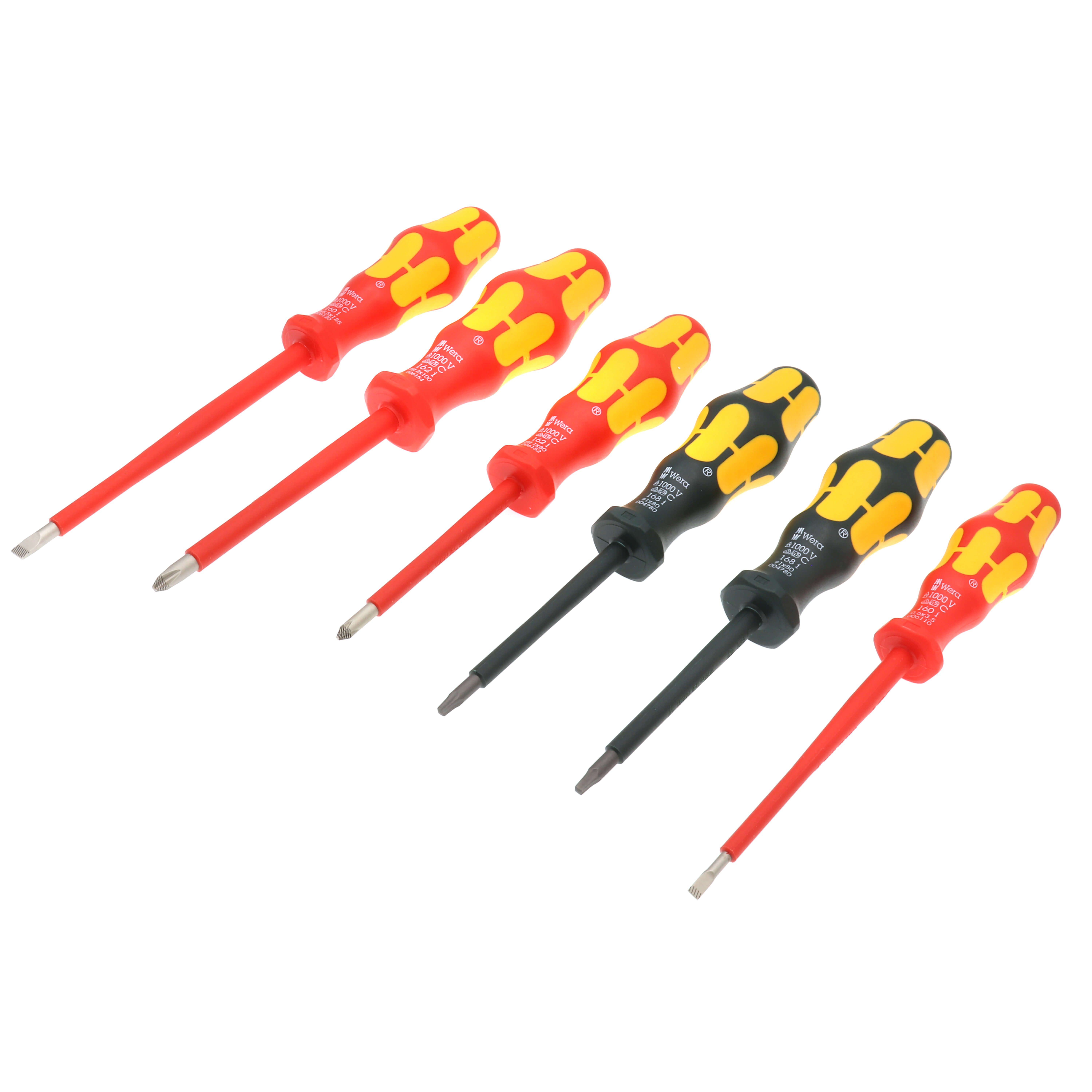 Wera 05006470001 165 IS PZ/S 1+ 2 Juego De Destornilladores Kraftform Plus Serie 100 Con Dimetro De Hoja Reducido Juego De 2 Piezas 05006470001