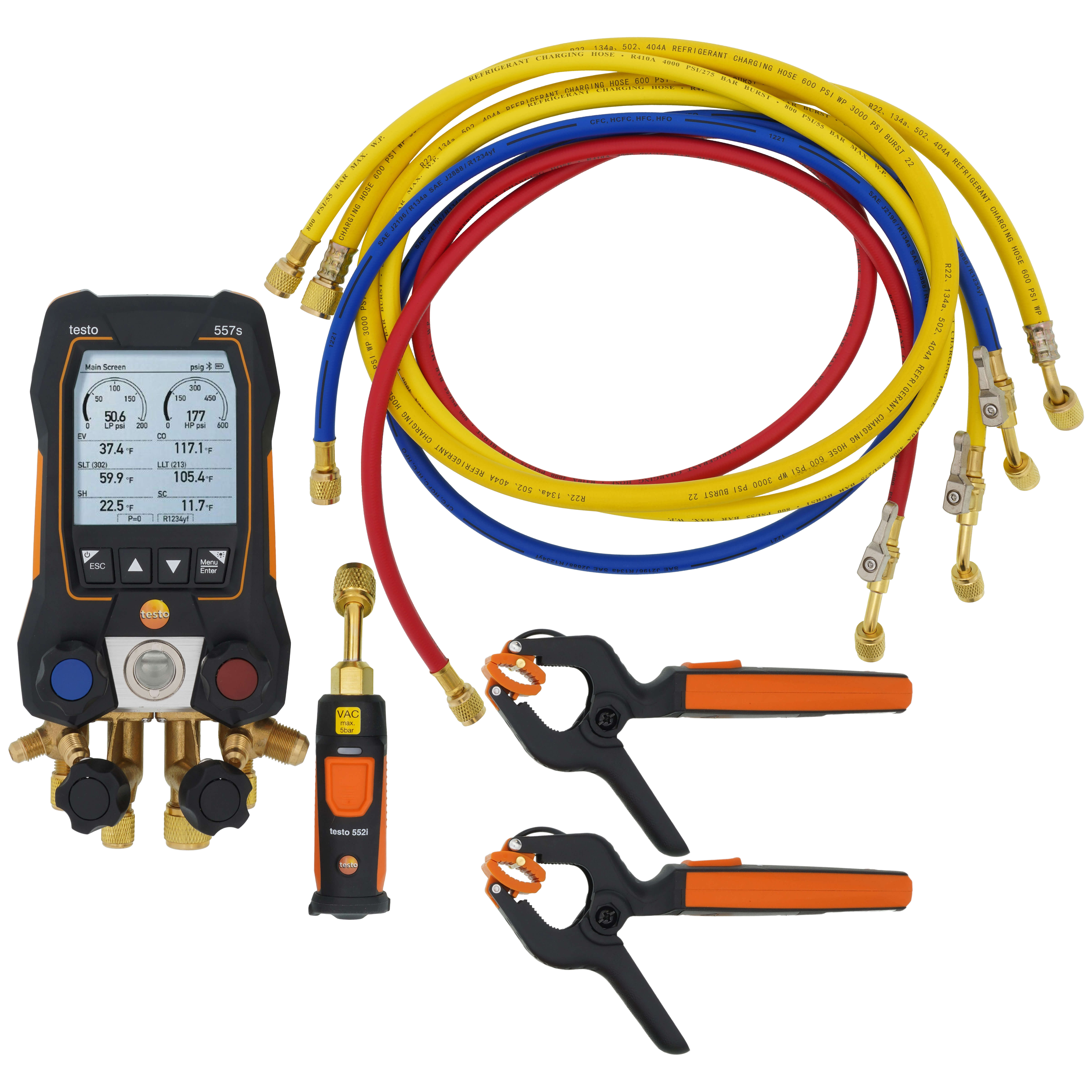 0564-5572-01 - Testo 0564-5572-01 - 557S Kit, 4-Valve Smart