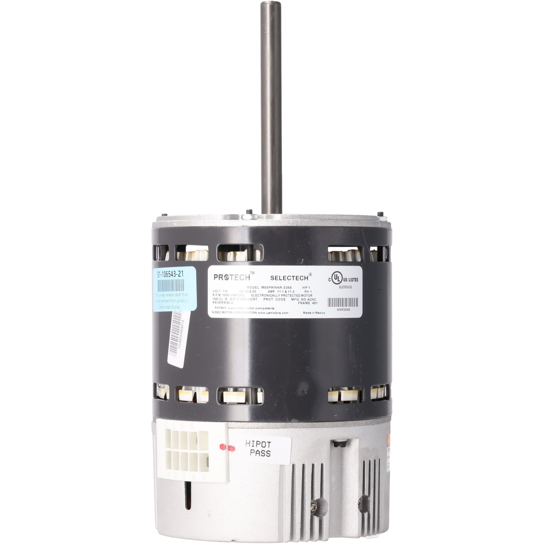 ① sm-51 51-106543-21 - Rheem 51-106543-21 - Variable Speed Motor 1 HP 120v