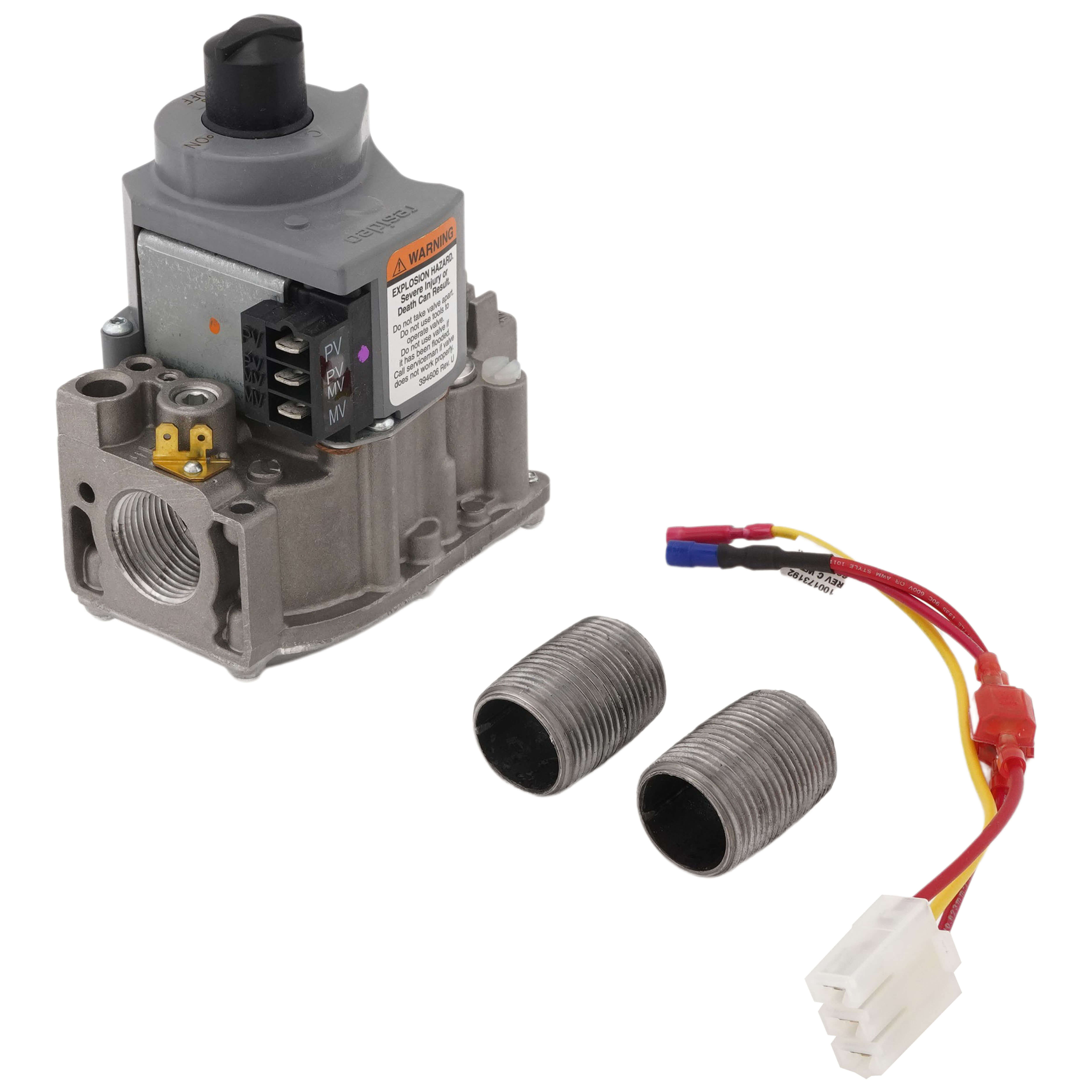 100172016 - Lochinvar 100172016 - Gas Valve Assembly (Natural Gas