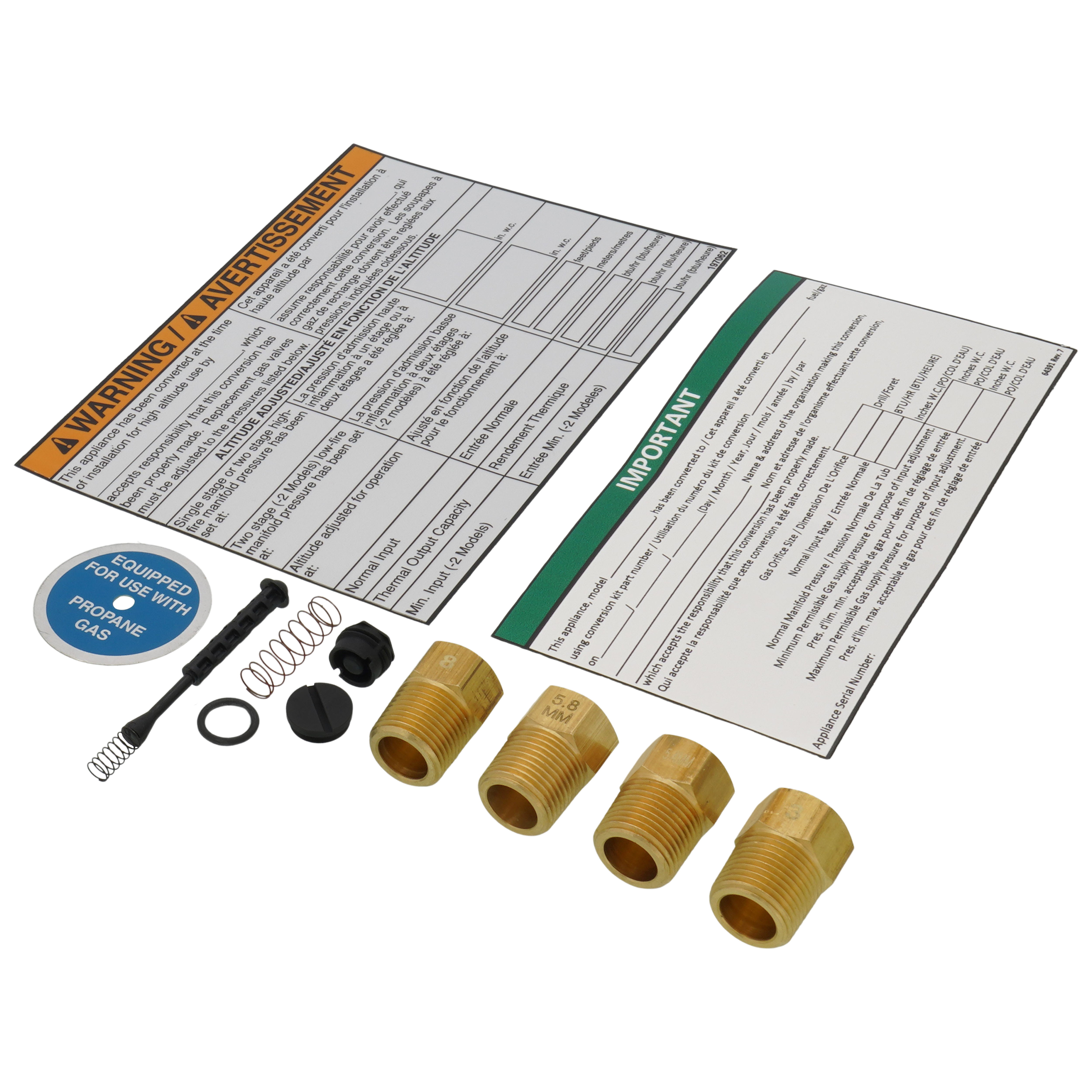 1036543R - Reznor 1036543R - NG to LP Conversion Kit, 1036543R