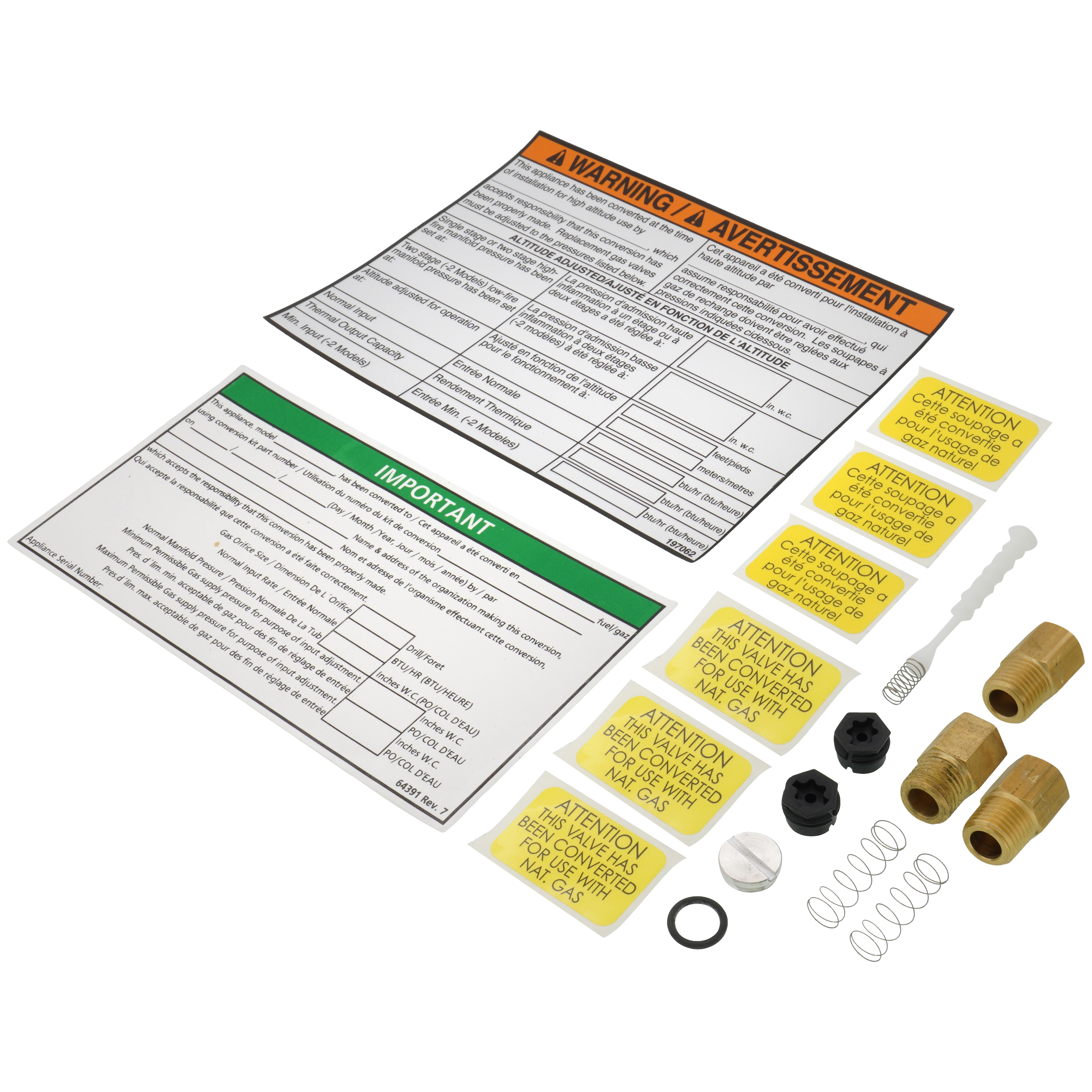 269853 - Reznor 269853 - LP to NG Conversion Kit