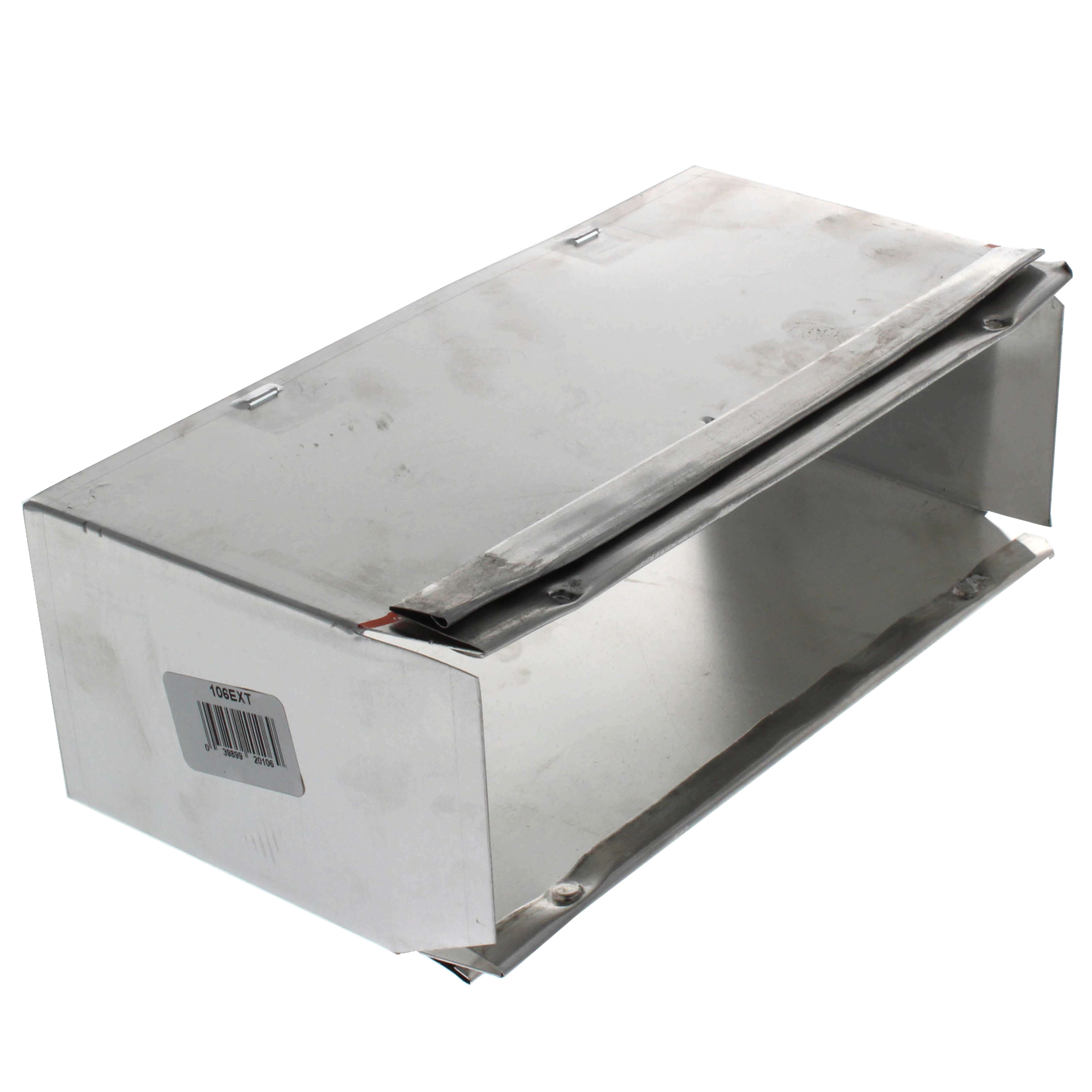 106EXT - Lambro Industries 106EXT - 3-1/4 x 10 Aluminum Wall Vent  Extension