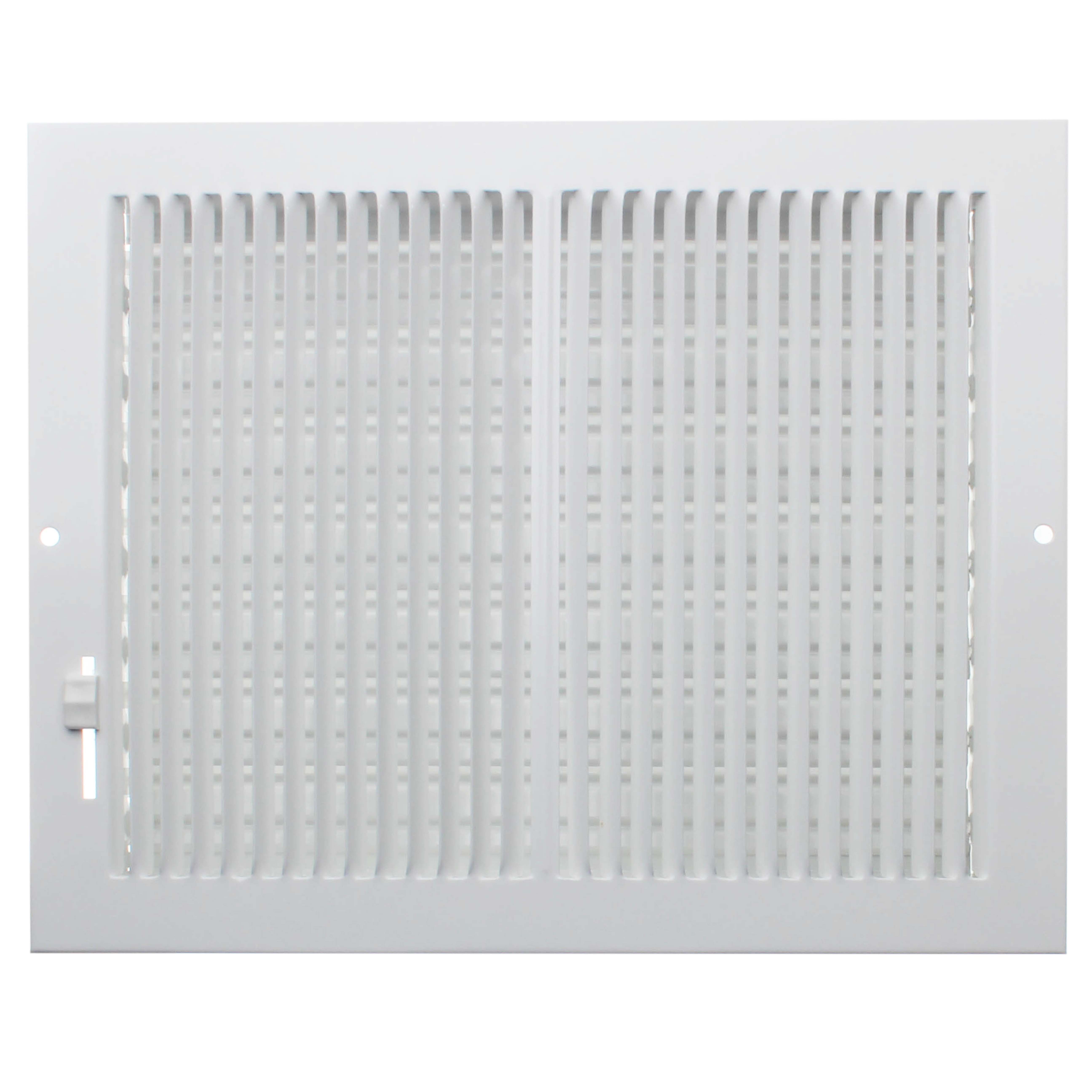 10820 - Hart u0026 Cooley 10820 - 10 x 8 (Wall Opening Size) White Sidewall/Ceiling  Register (661 Series)