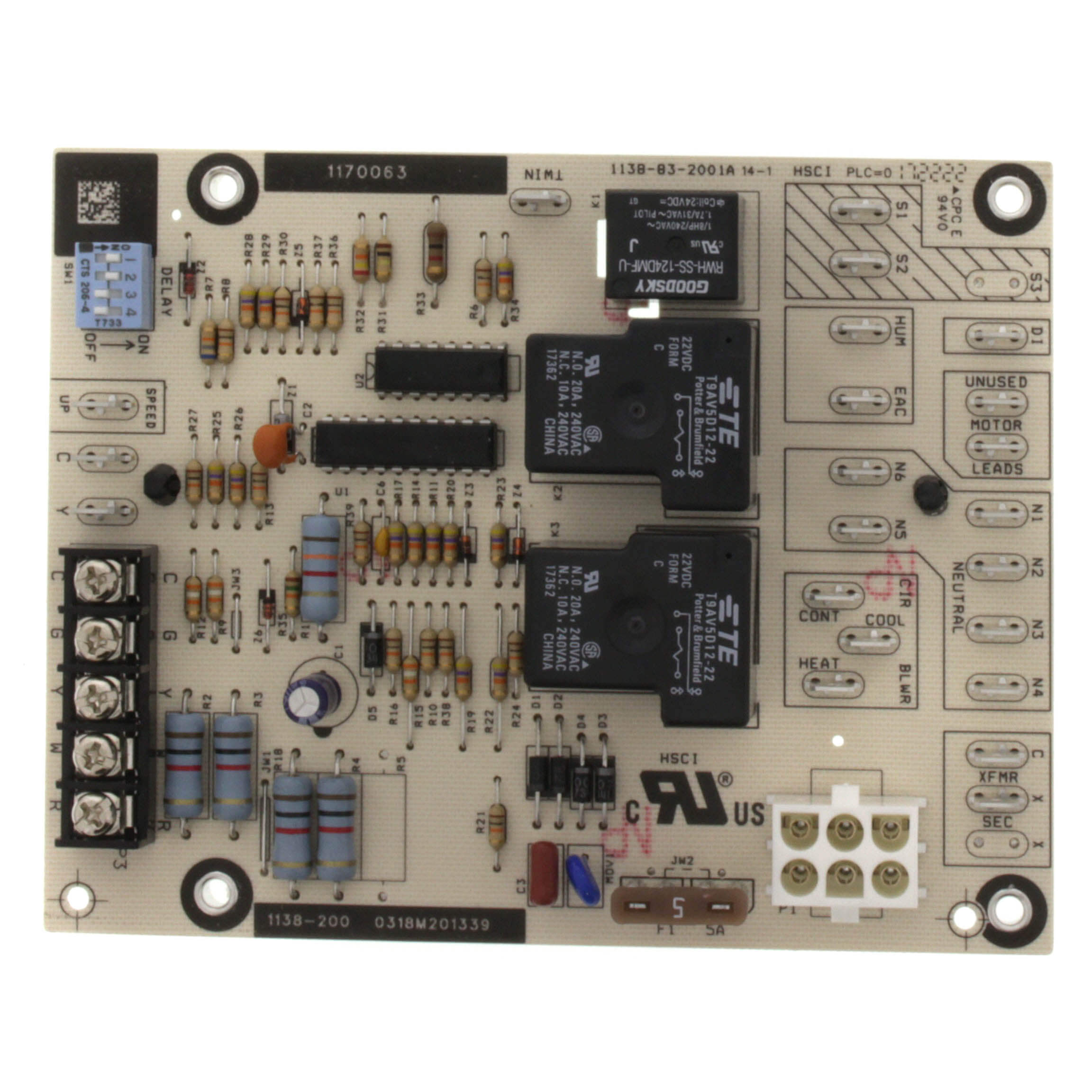 Furnace Control Circuit Board For ICP Heil Tempstar - Replaces OEM Board 1171166