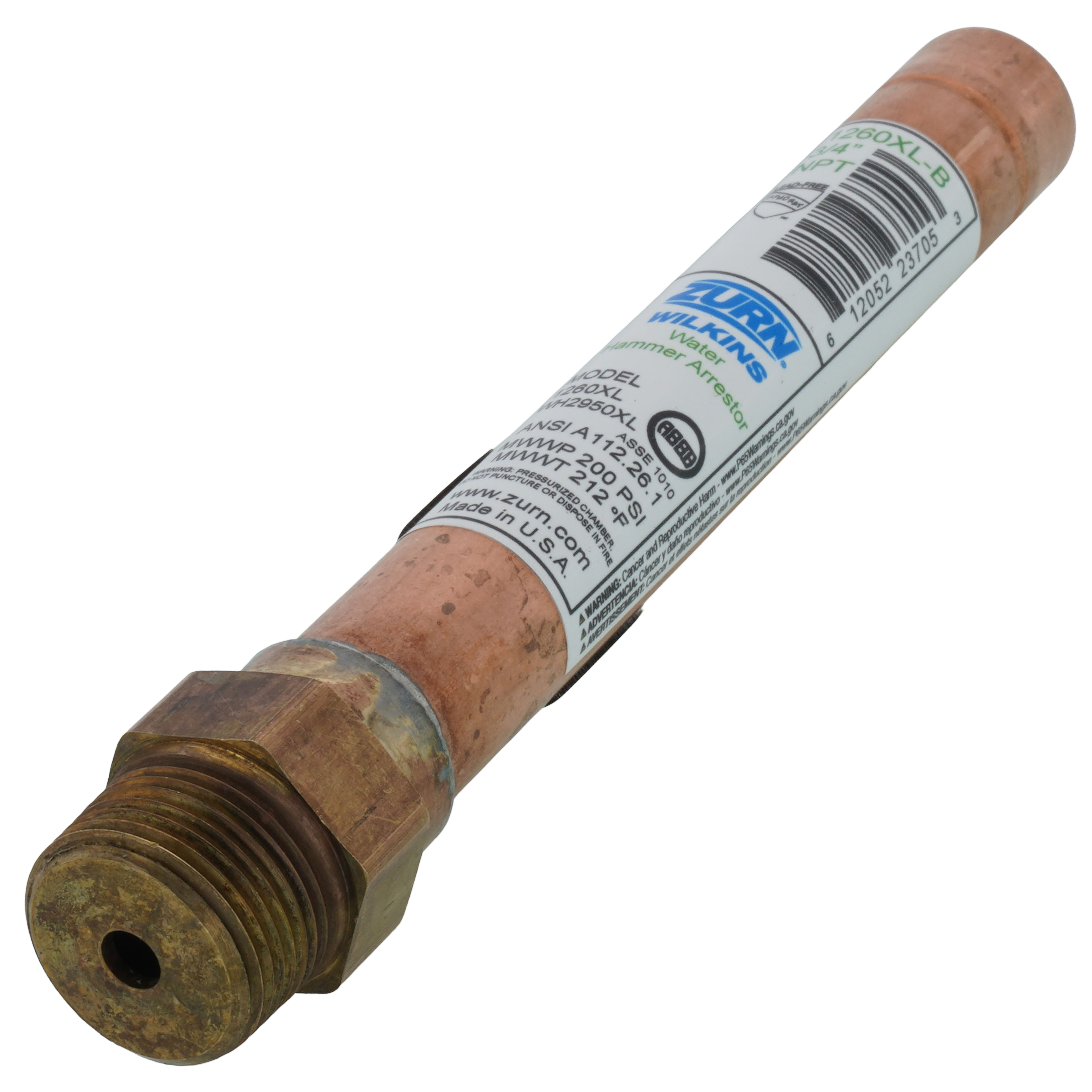 1260XL-B - Zurn 1260XL-B - 1260XL-B, 3/4
