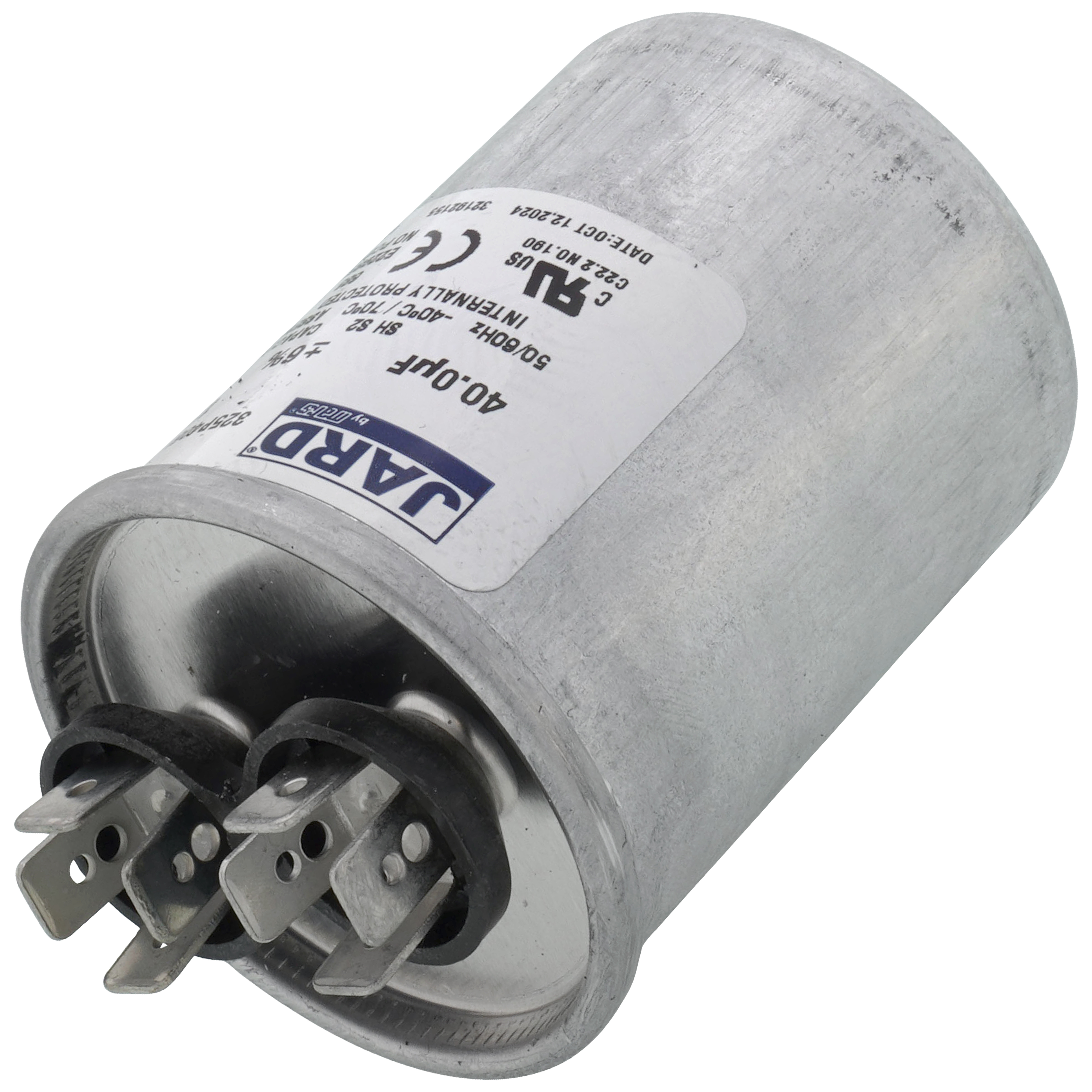 ファンキャップ まま 12721 - Jard 12721 - 40 MFD Round Run Capacitor (370V)