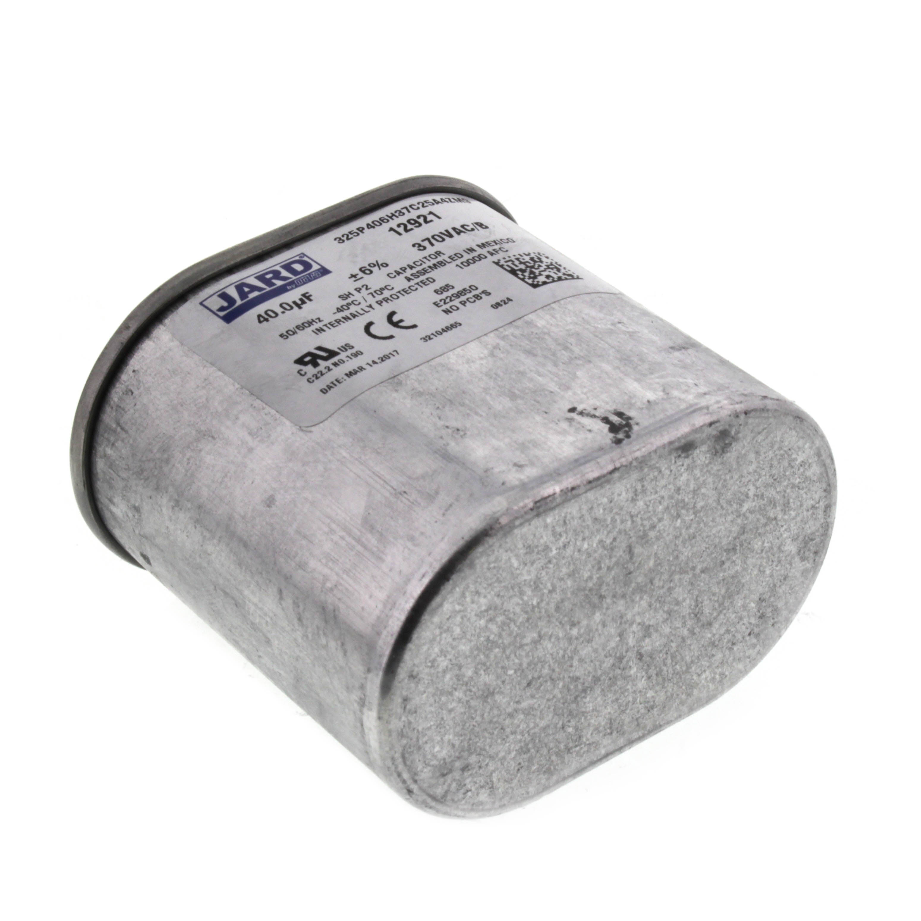 アブラーズ　4 of US 12921 - Jard 12921 - 40 MFD Oval Run Capacitor (370V)