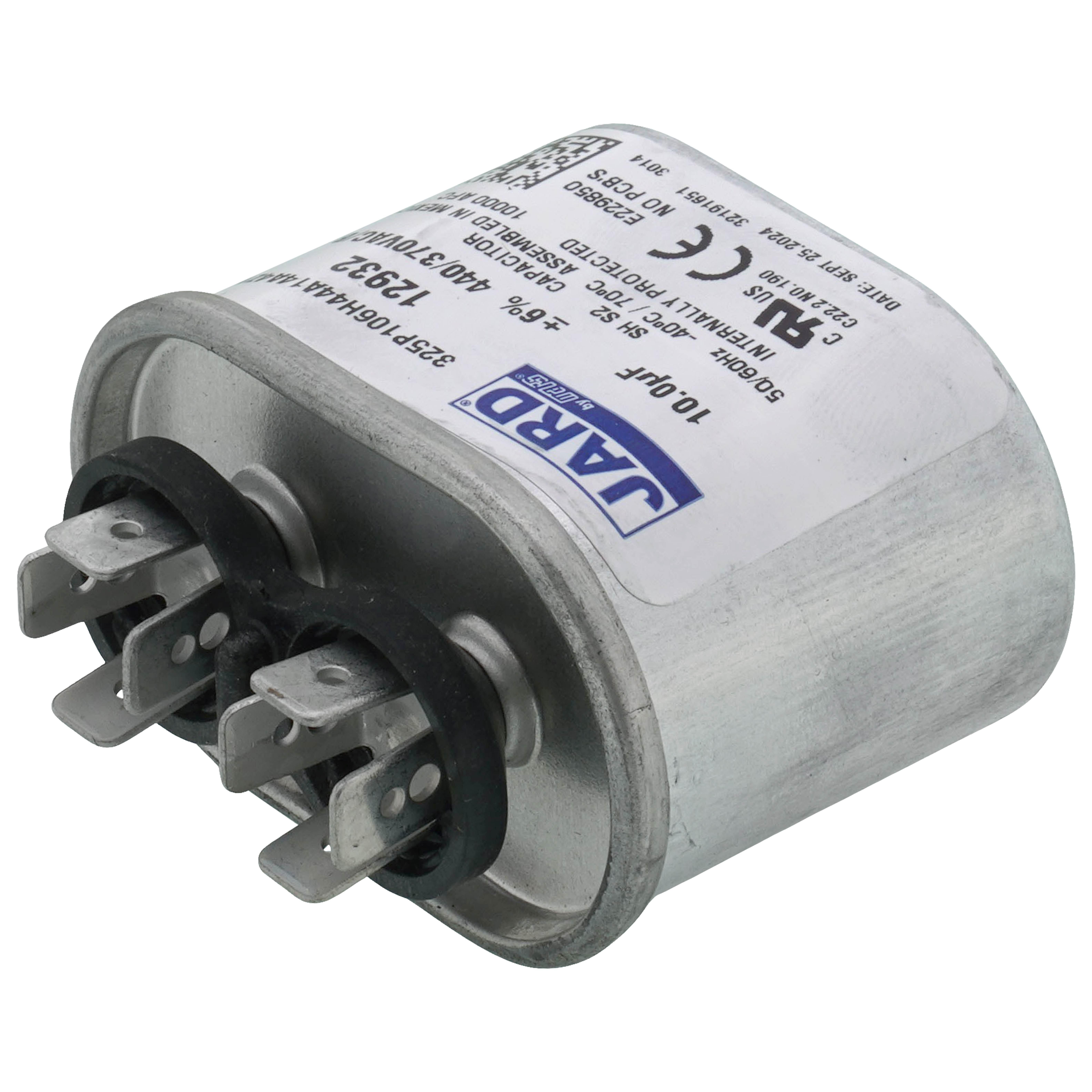 12933 - Jard 12933 - 12.5 MFD Oval Run Capacitor (440V)