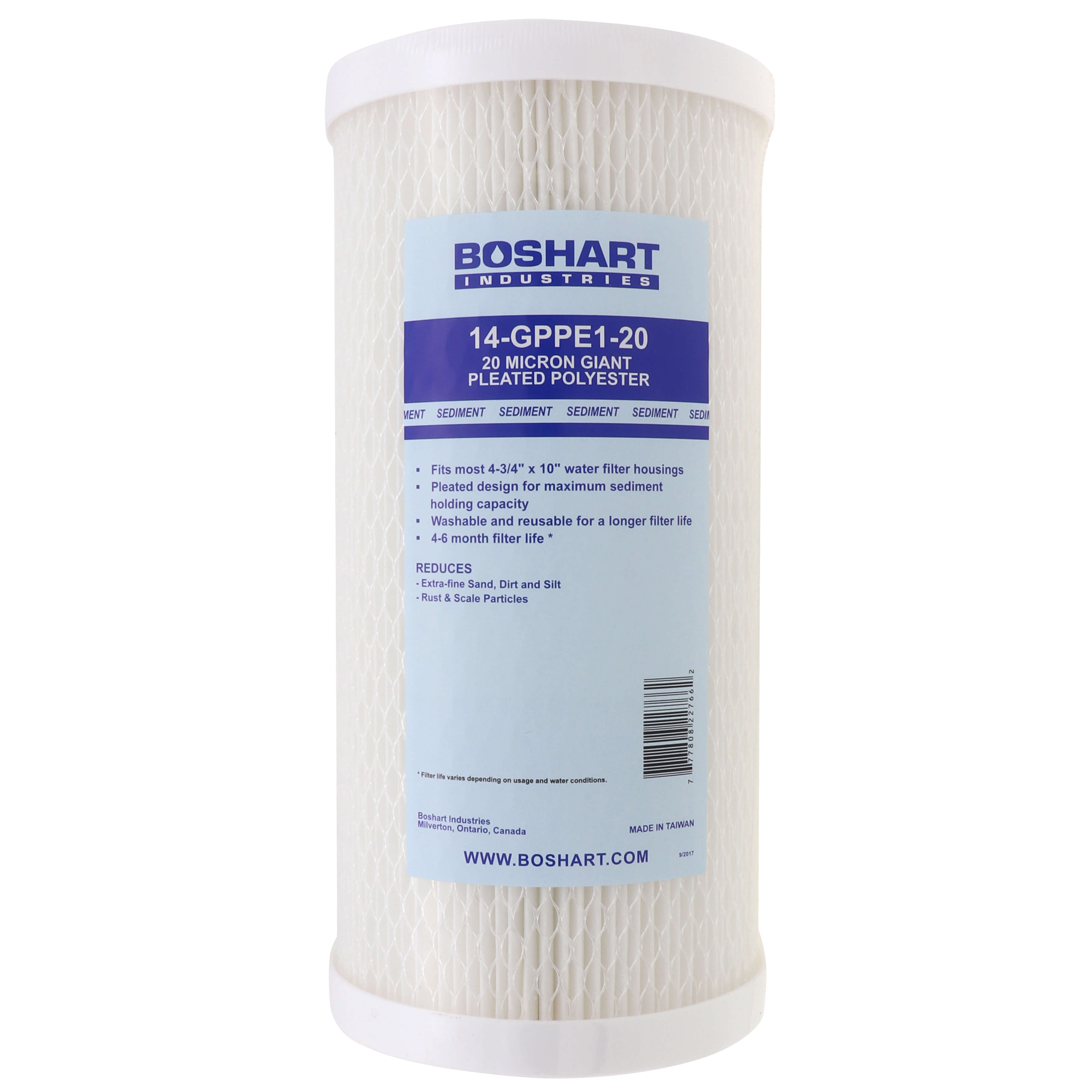 14-GPPE1-20 - Boshart 14-GPPE1-20 - 20 Micron 10
