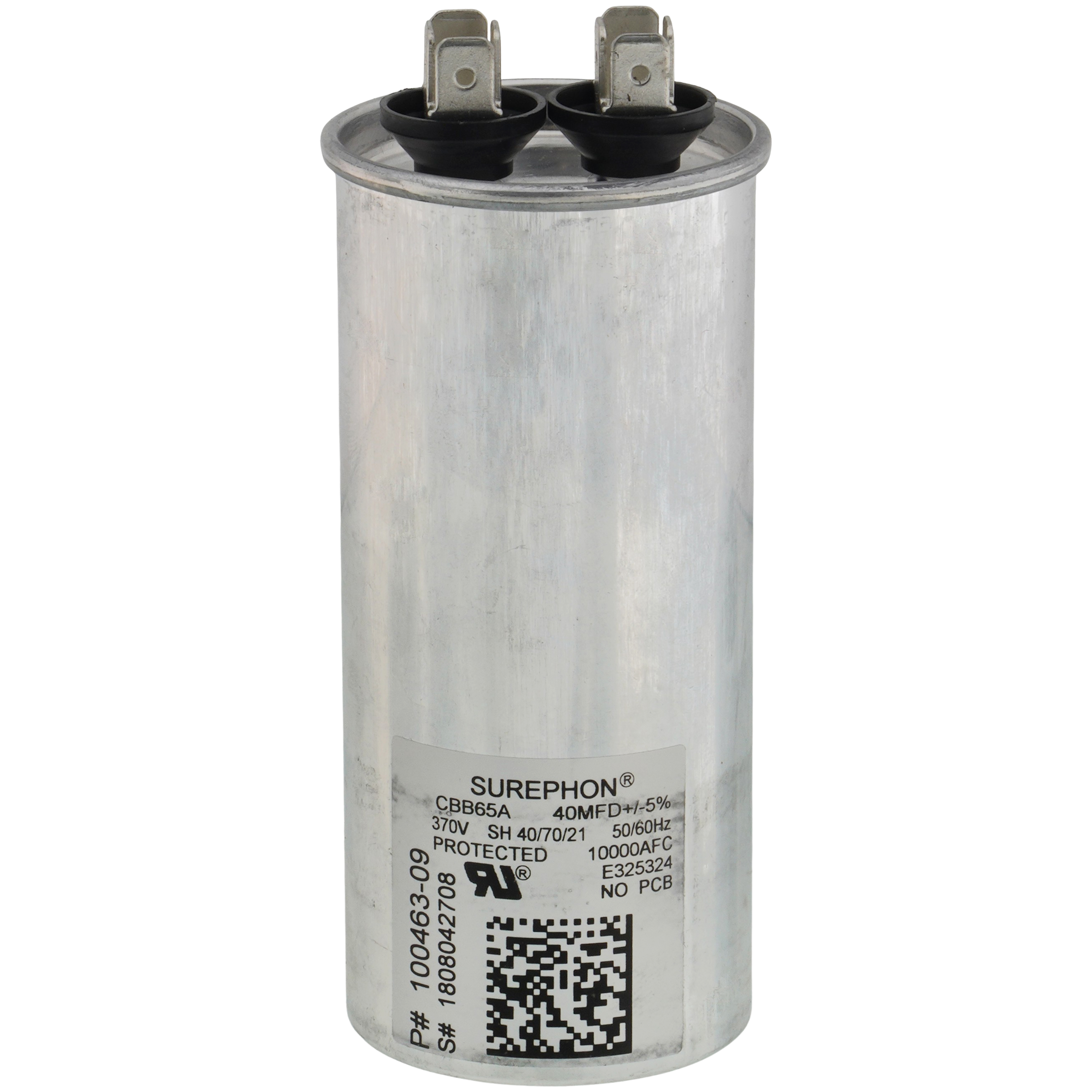 14C45 - Lennox 14C45 - 40 MFD Round Run Capacitor (370V), 14C45