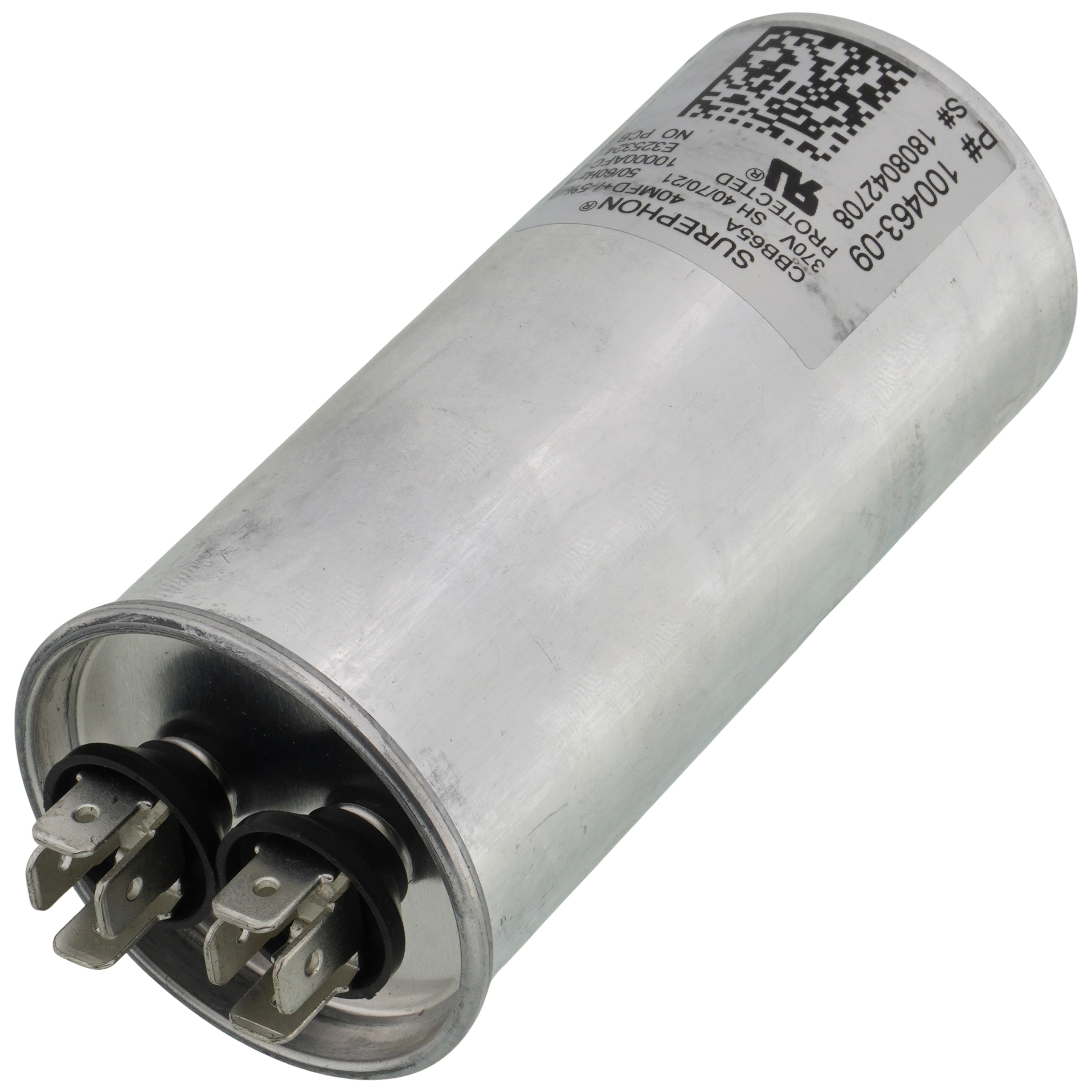 14C45 - Lennox 14C45 - 40 MFD Round Run Capacitor (370V), 14C45