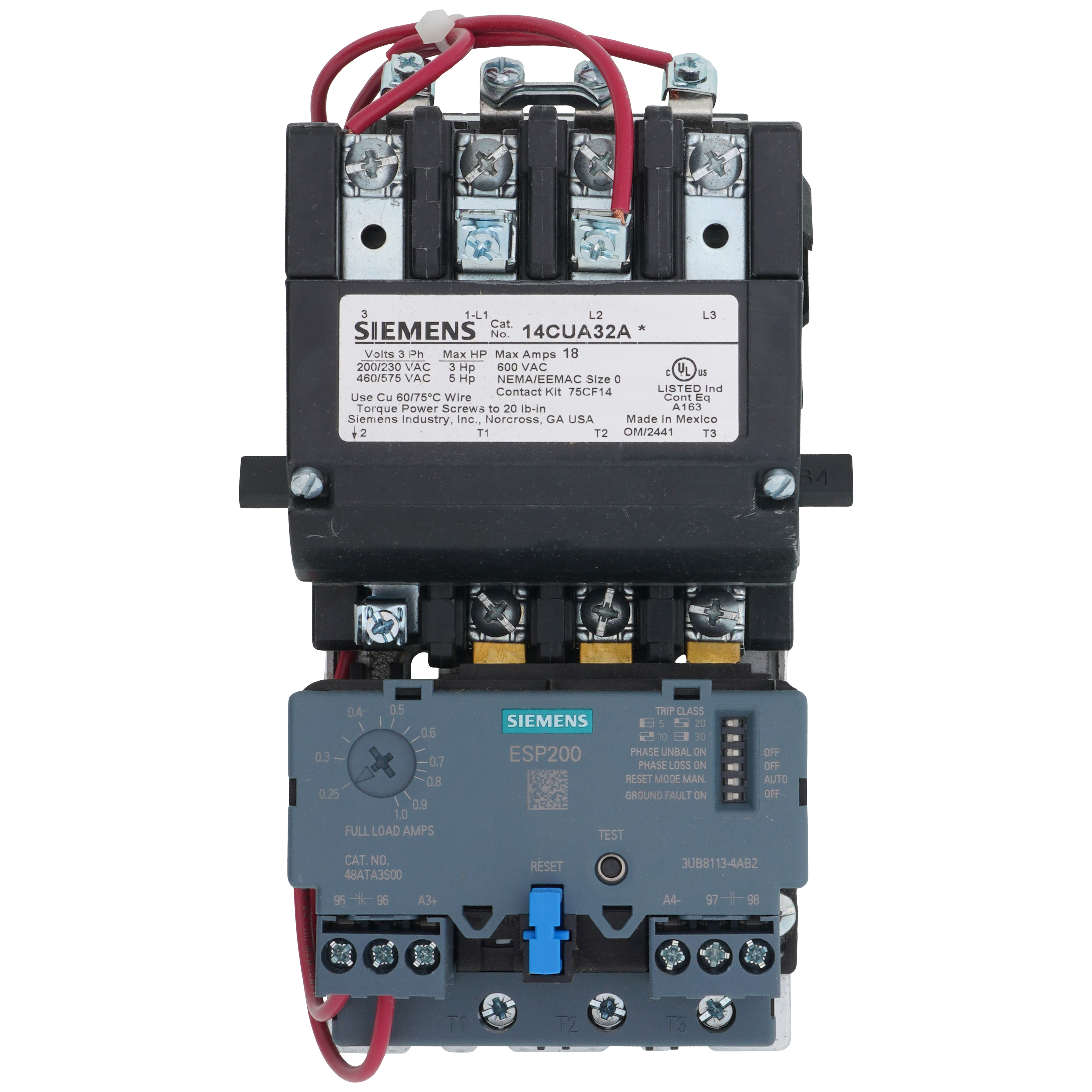 14CUA32AA - Furnas Controls 14CUA32AA - Heavy Duty Motor Starter