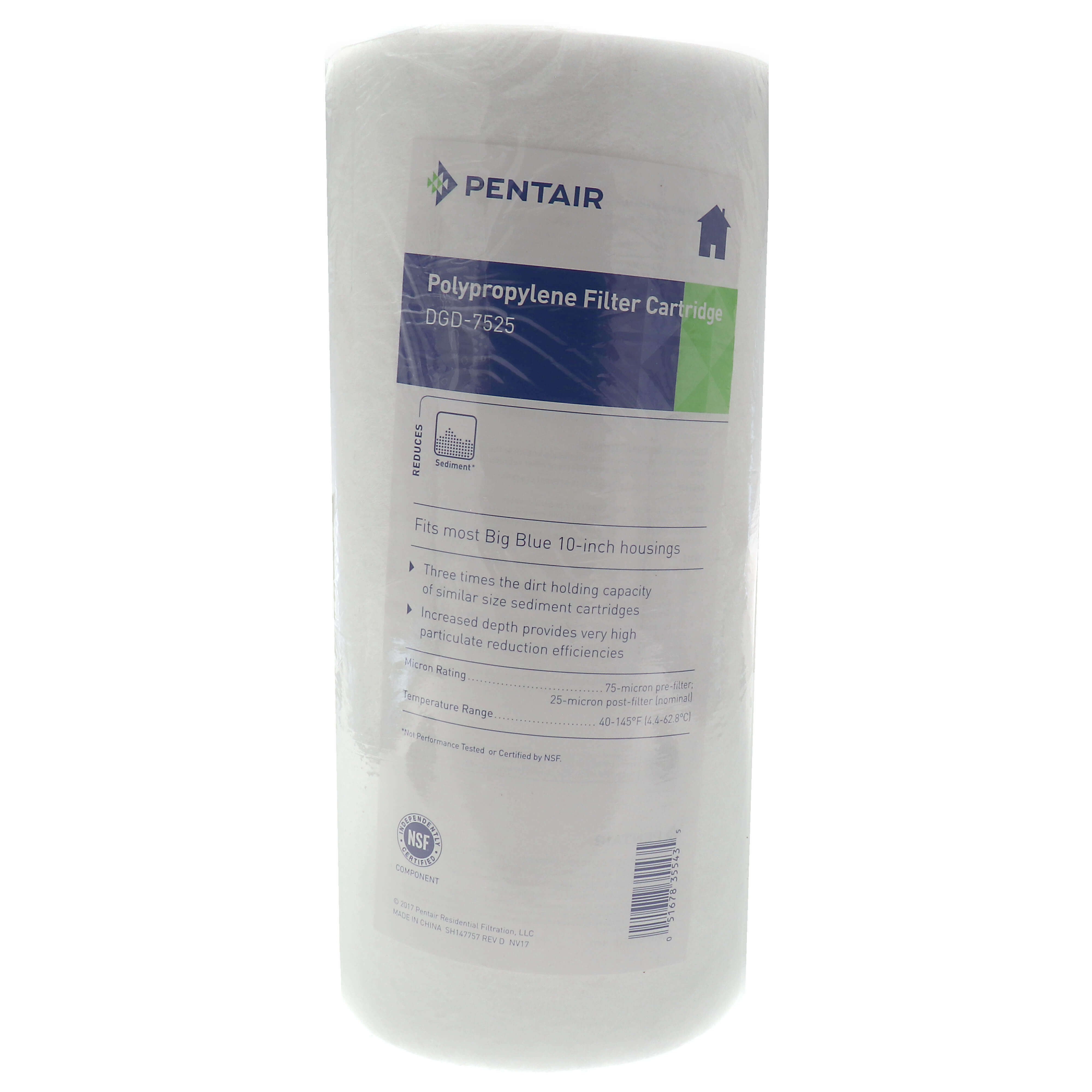 155355-43 - Pentair 155355-43 - DGD-7525, Big Blue Dual-Gradient
