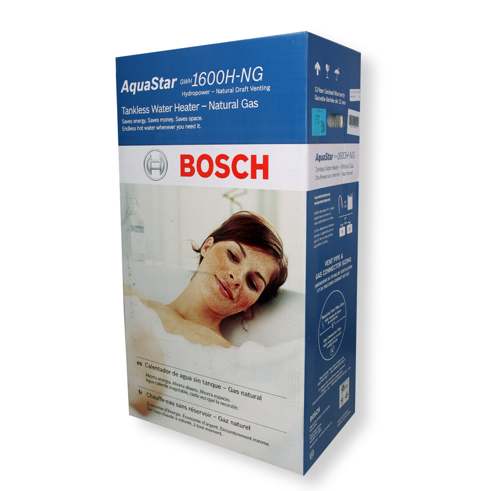 Bosch Aquastar 1600H Natural Gas Tankless Water Heater