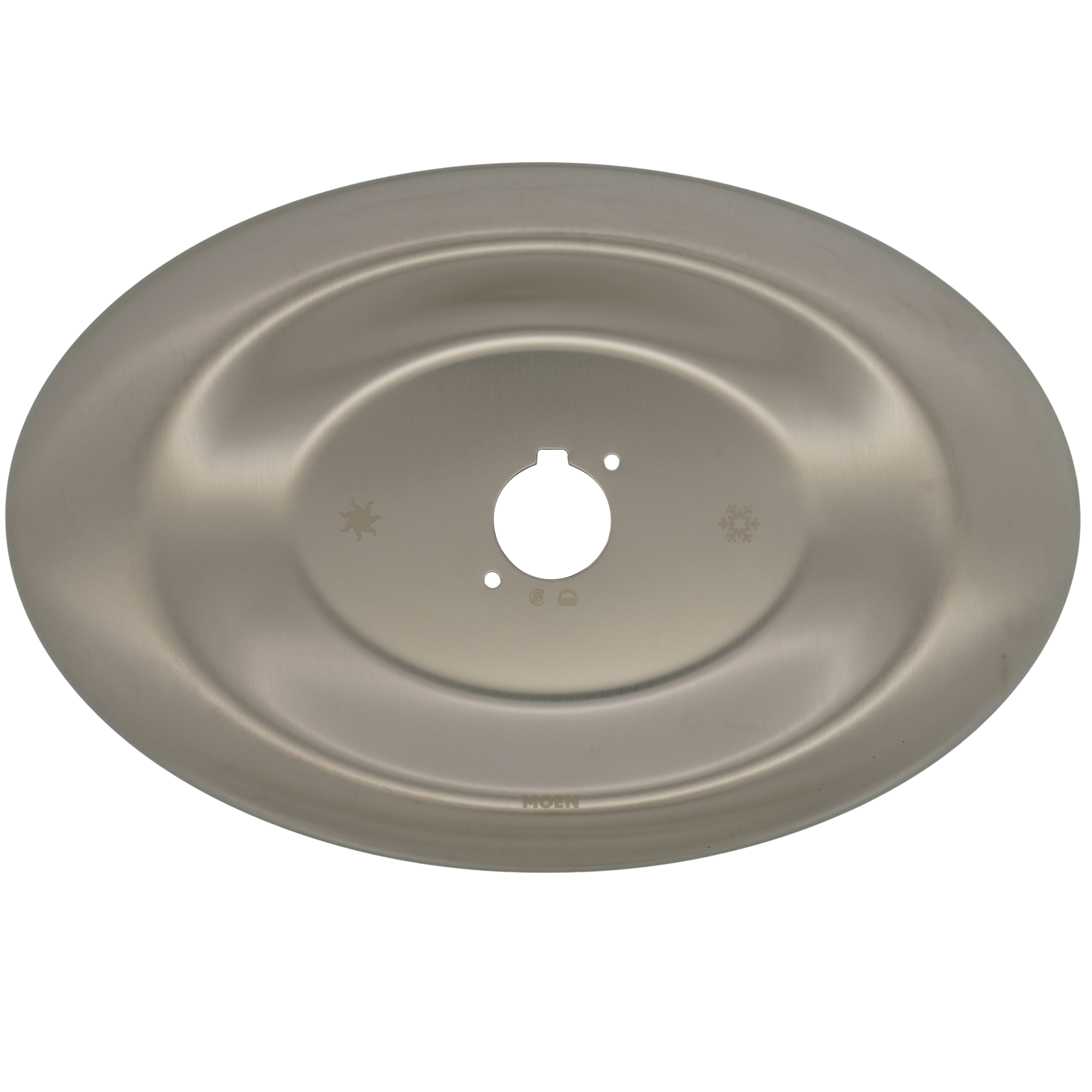 178755BN - Moen 178755BN - Remodel Cover Plate Escutcheon For Posi