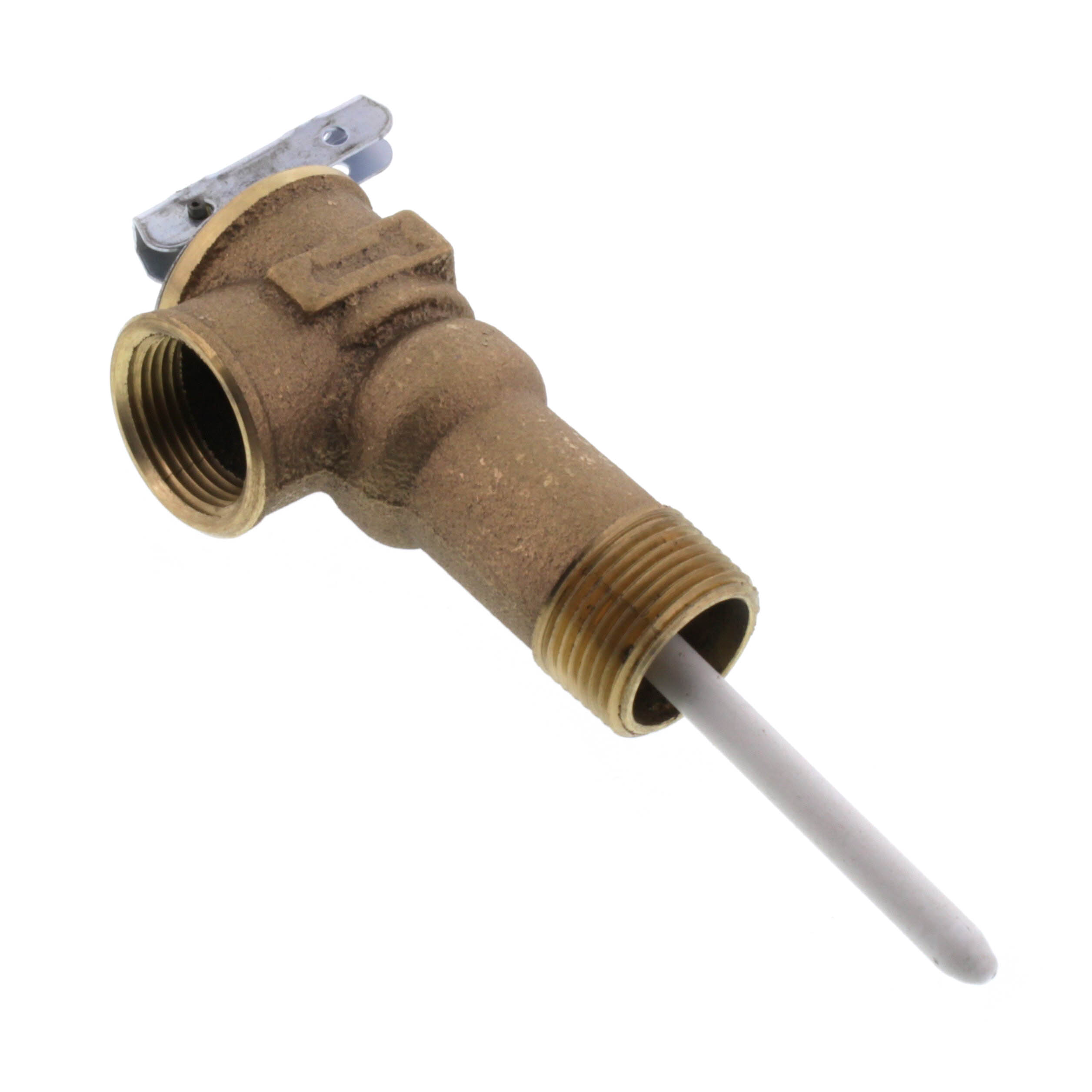 Cash Acme NCLX-5LX 3/4" Temperature & Pressure Relief Valve - Push To Connect, 150 PSI, 210°F, Brass, For Water Heaters