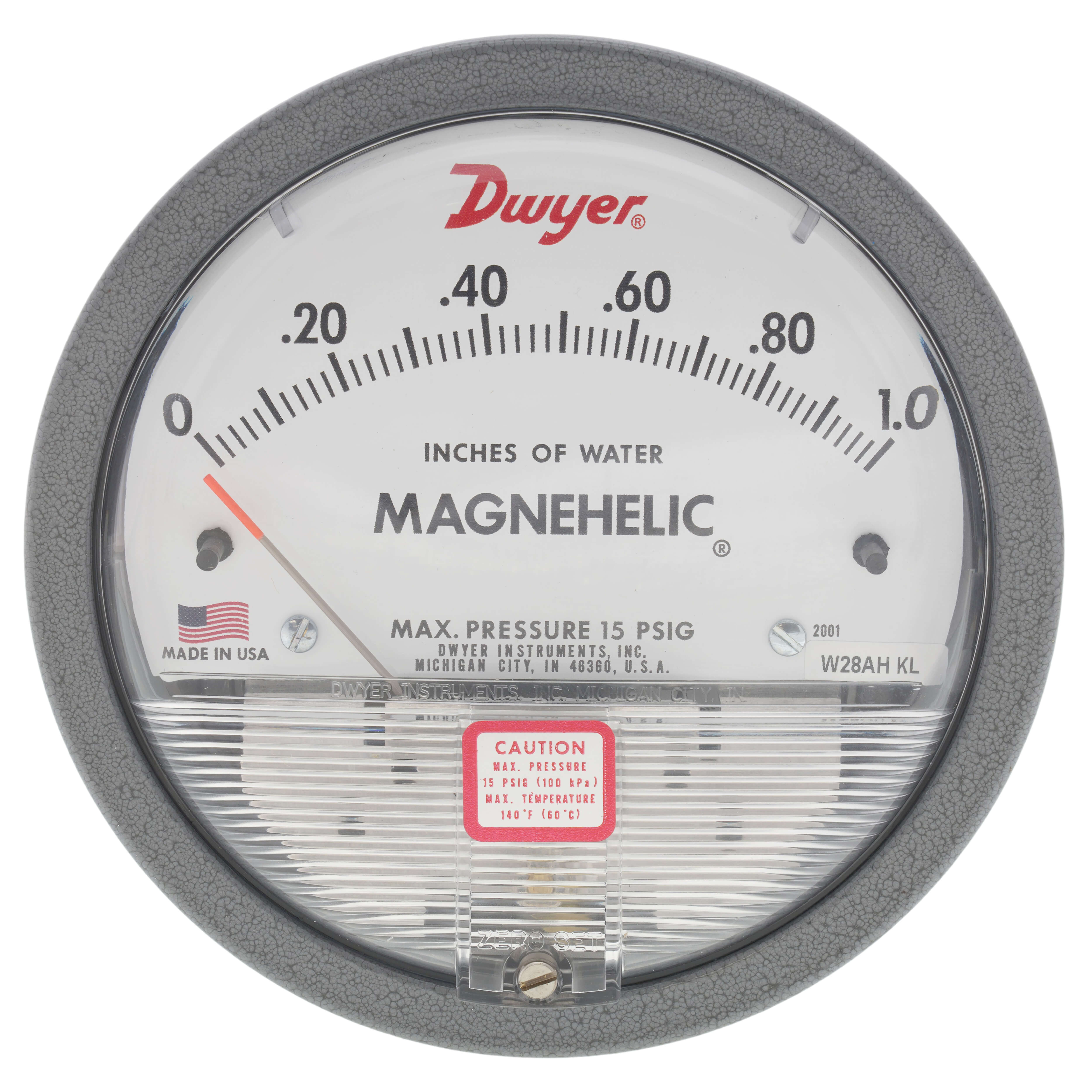 Dwyer社　MAGNEHELIC　差圧計　BOX型　工業系　インダストリアル 2001-DWYER - Dwyer 2001-DWYER - Magnehelic Differential Pressure