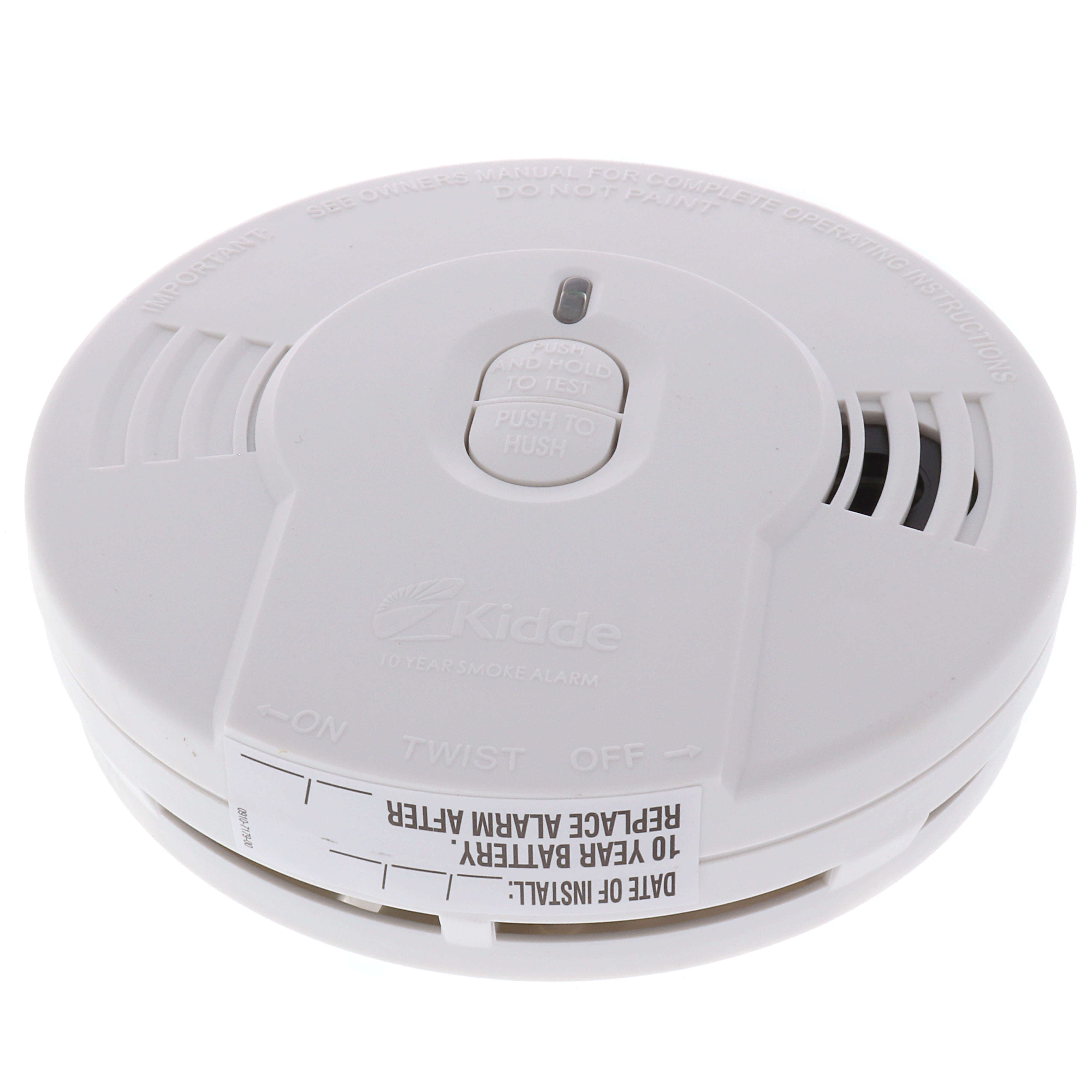 Kidde 21009720 Worry Free CO Alarm – 10-Year Lithium Battery Powered Carbon Monoxide Detector With Digital Display