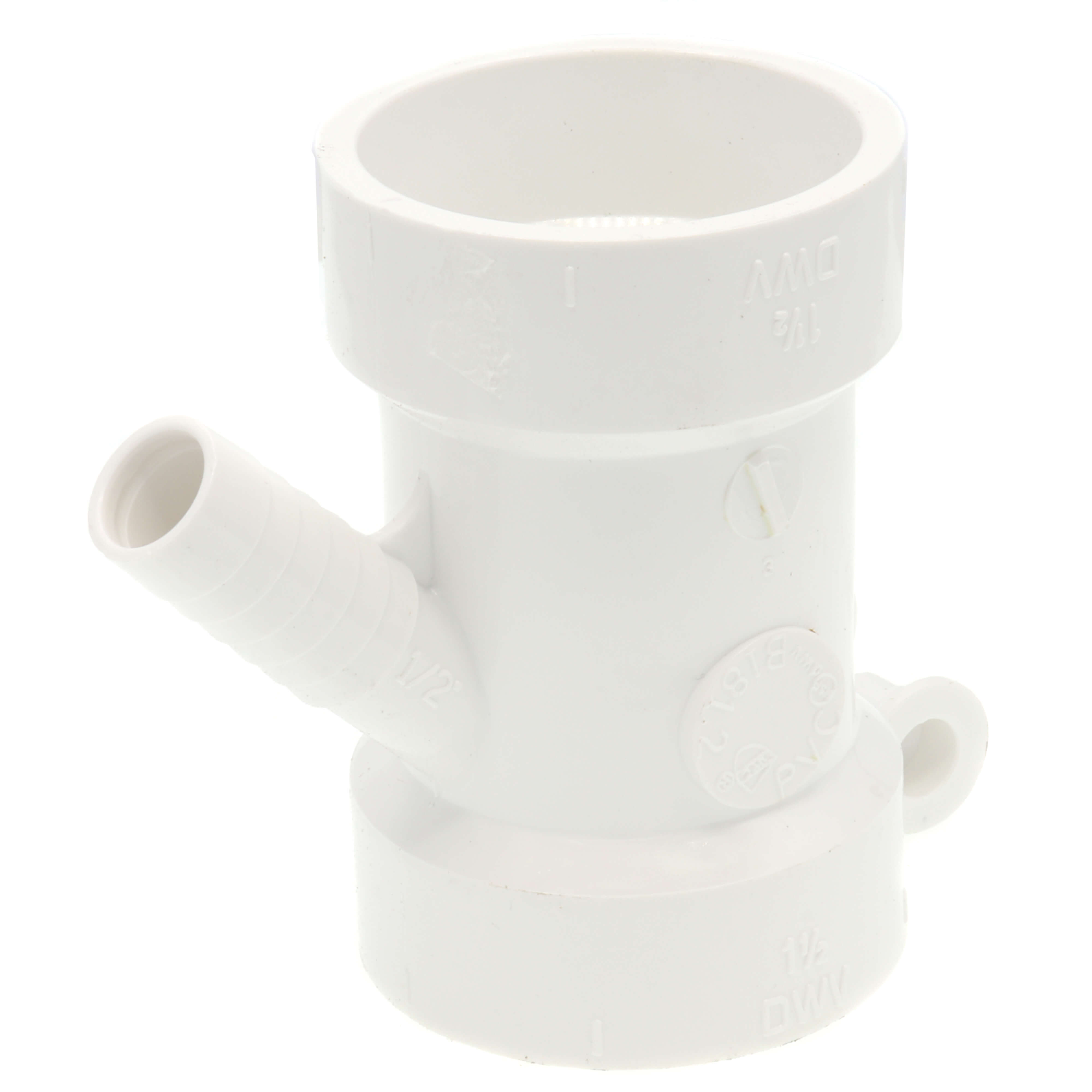 212332W - Canplas 212332W - White PVC Appliance Wye, 1-1/2