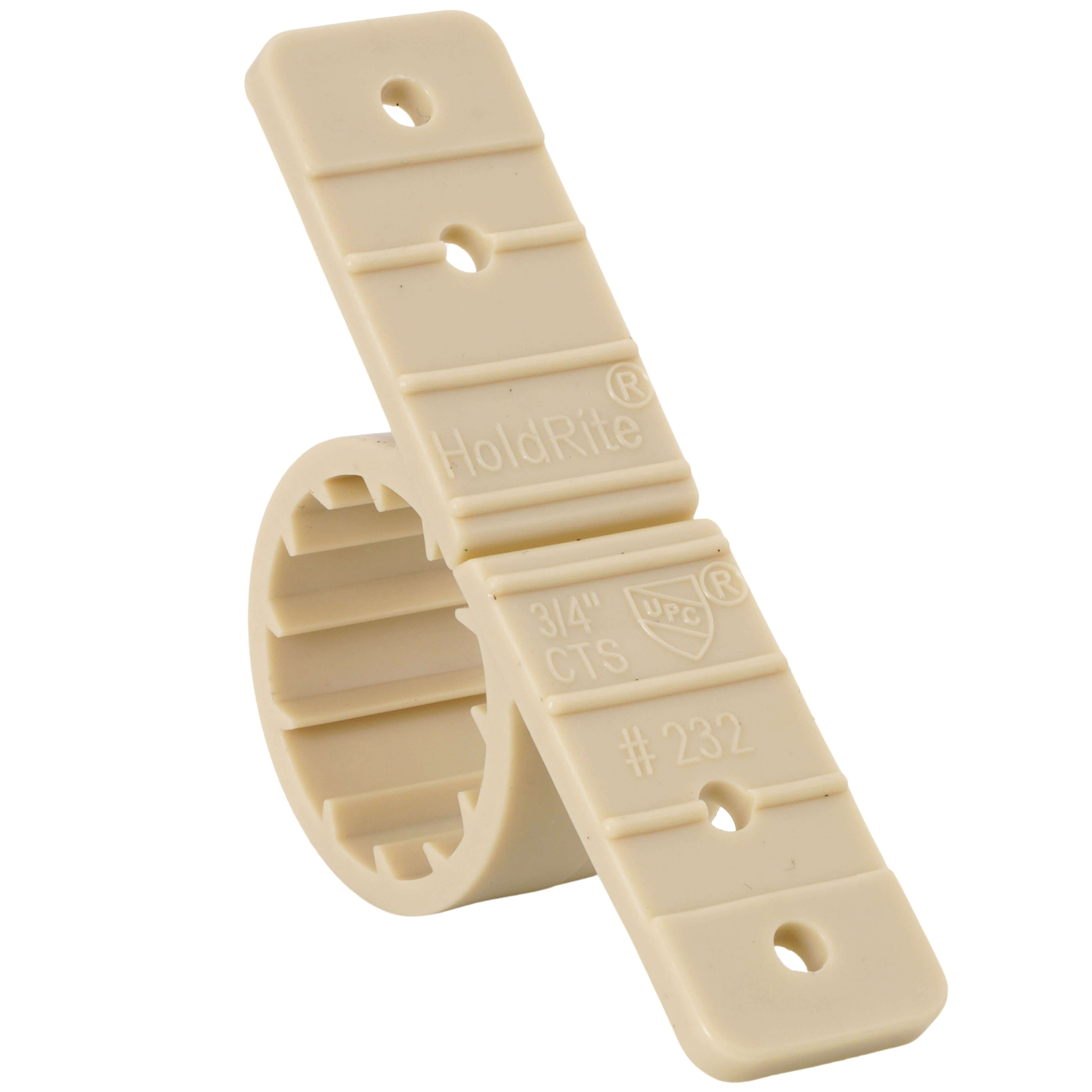 HoldRite 3/4″ Pipe Support Clamps – 10-Pack Plastic Hangers For PEX, Copper & CPVC
